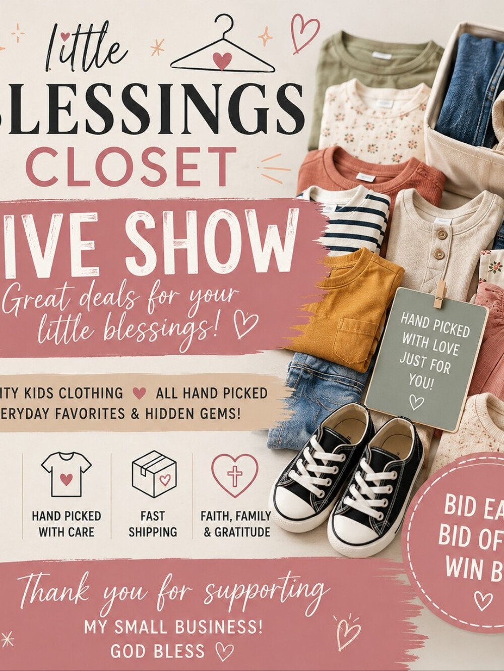 Little Blessings Closet! Is Live!